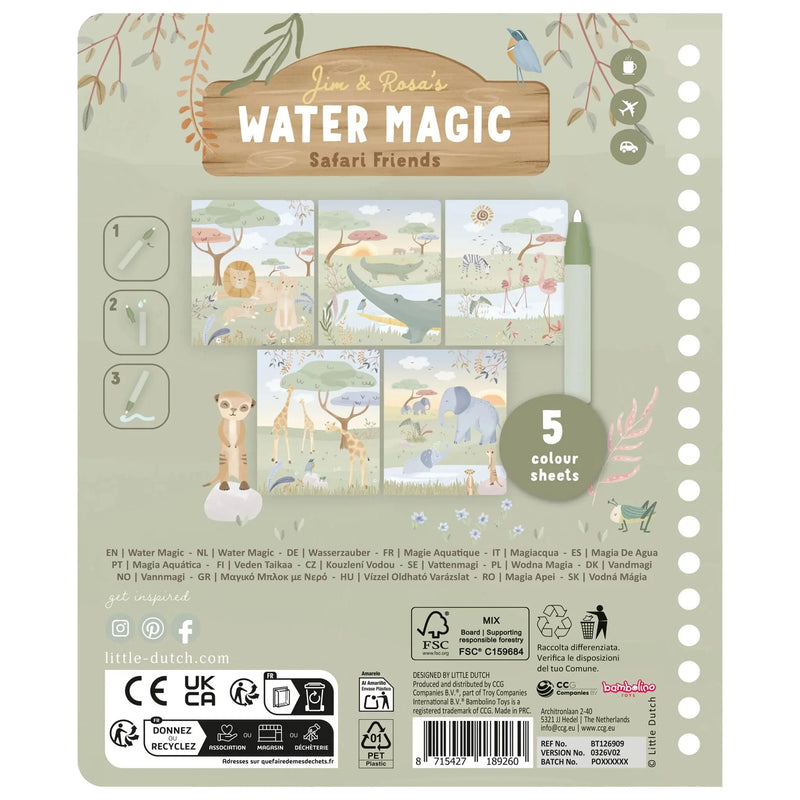 Water Magic - Rosa Safari Friends