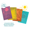 Zonnepapier 4 kleuren
