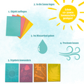 Zonnepapier 4 kleuren