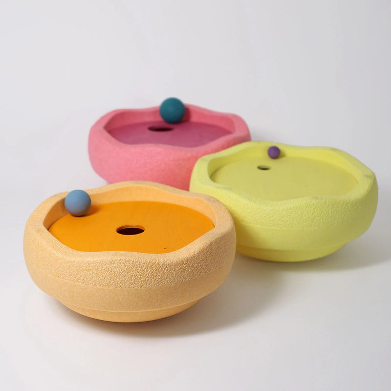 GRIMM’S x Stapelstein – Rolling Discs – Warm Pastel | 3 Stuks