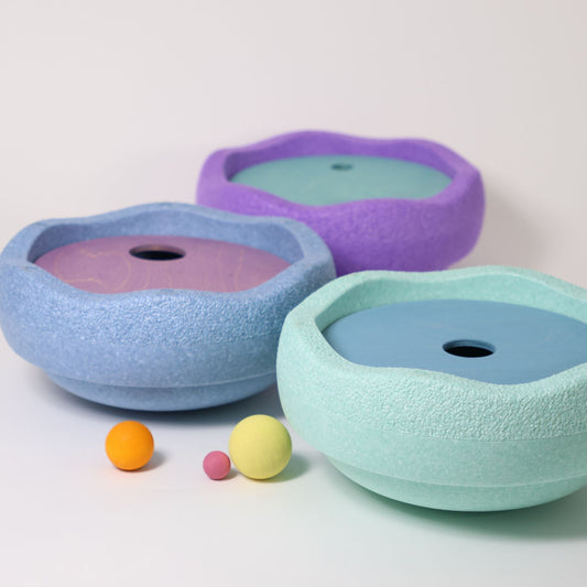 GRIMM’S x Stapelstein – Rolling Discs – Cool Pastel | 3 Stuks