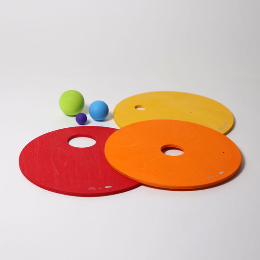 GRIMM’S x Stapelstein – Rolling Discs – Warm Classic | 3 Stuks