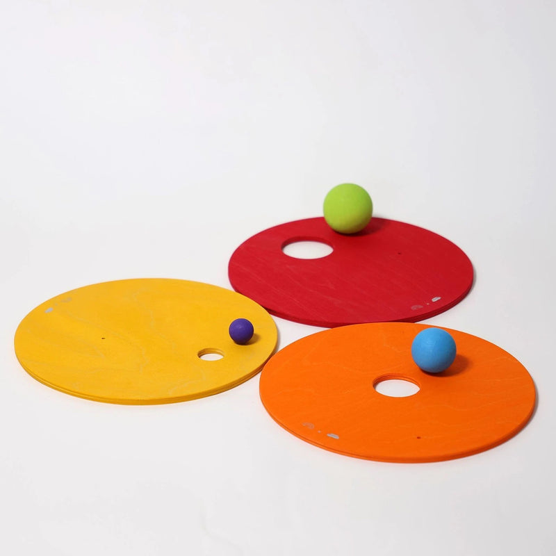 GRIMM’S x Stapelstein – Rolling Discs – Warm Classic | 3 Stuks