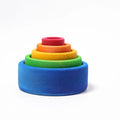 Set Stapelbakjes Blauw regenboog