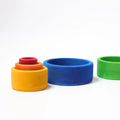 Set Stapelbakjes Blauw regenboog