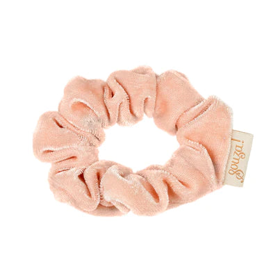 Scrunchy Titia pastel zalm