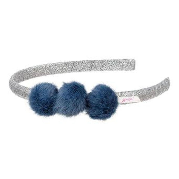 Diadeem Kristel donkerblauw