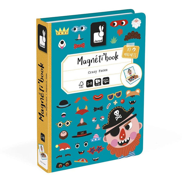 Magnetibook - Gekke gezichten jongens