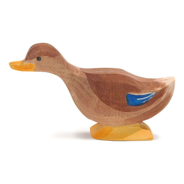 Houten eend lange nek