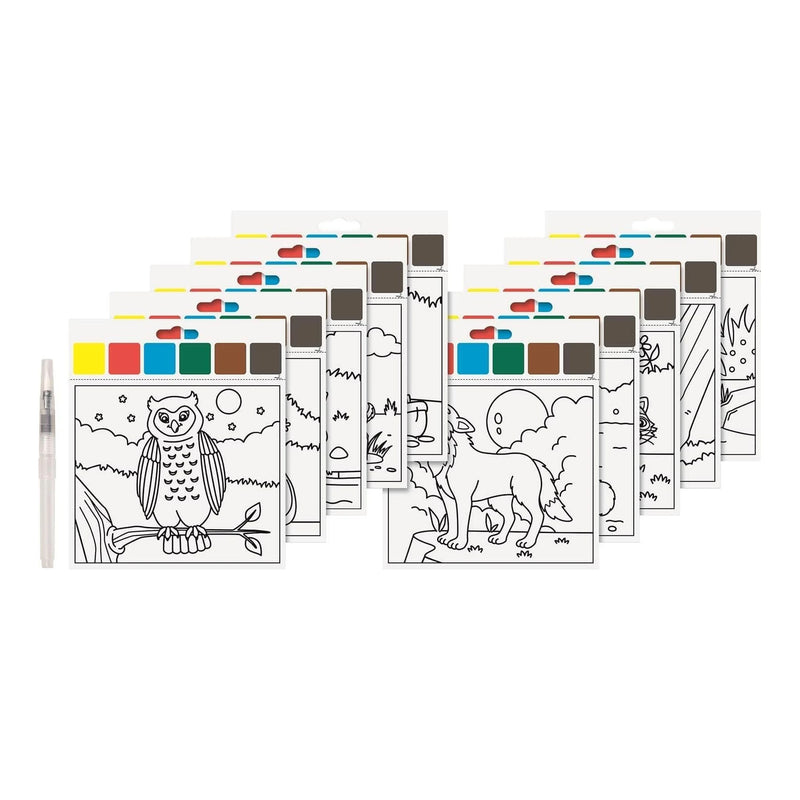Schilderen met waterpen - Bosdieren