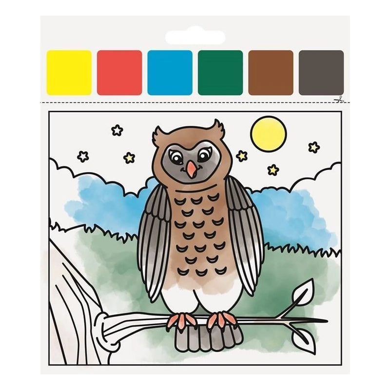 Schilderen met waterpen - Bosdieren