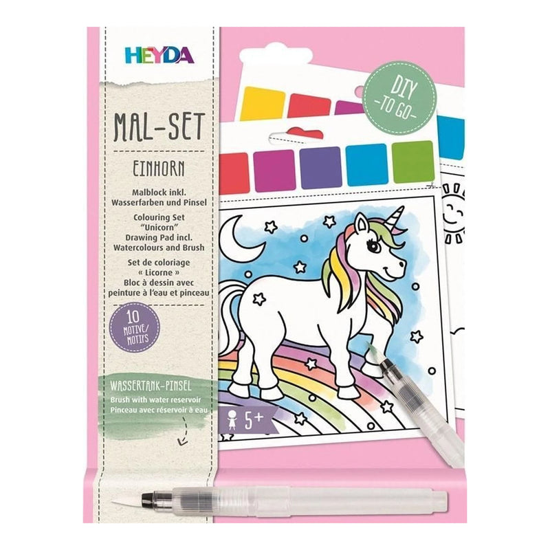Schilderen met waterpen - Eenhoorn
