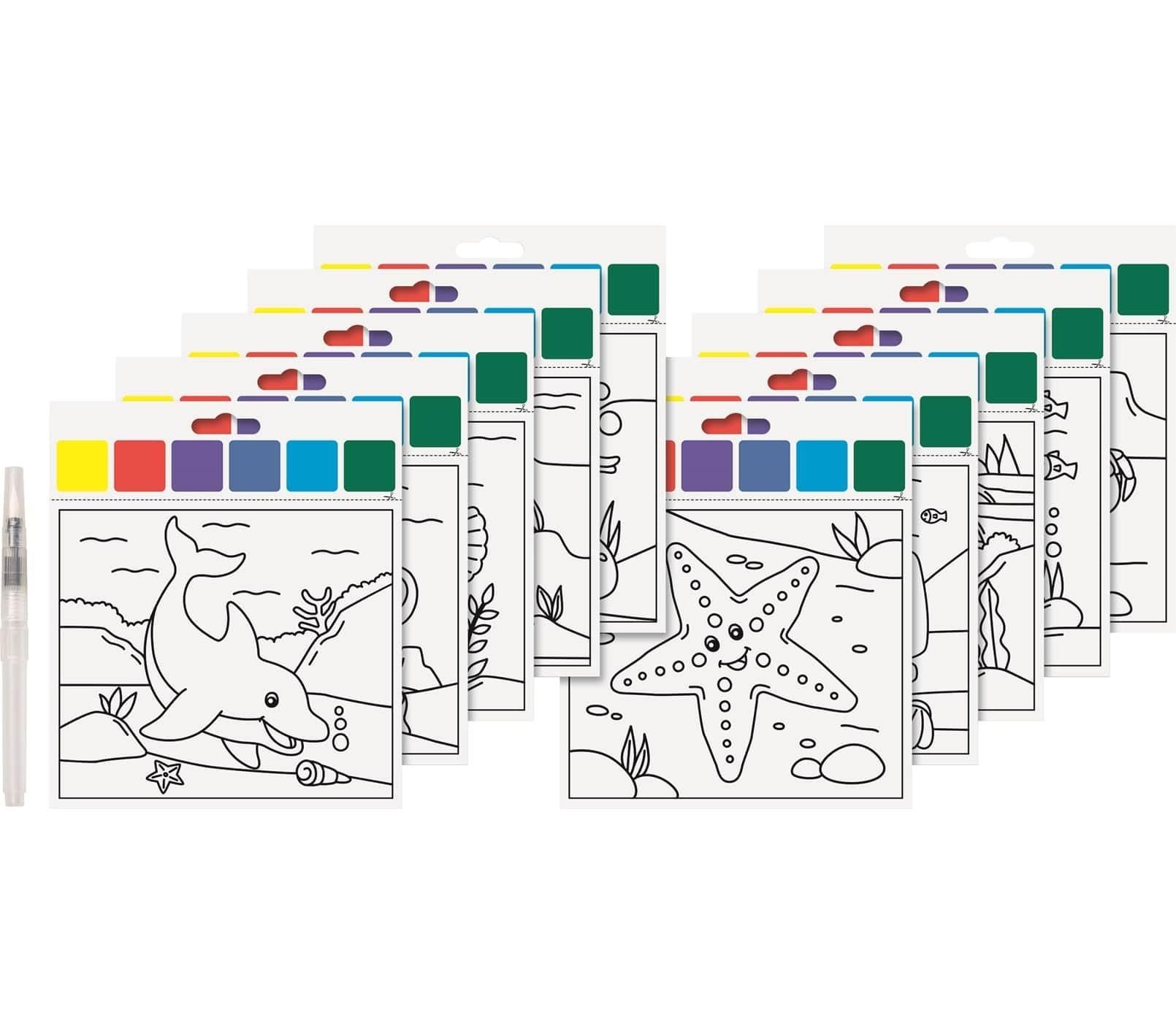 Schilderen met waterpen - Zeedieren