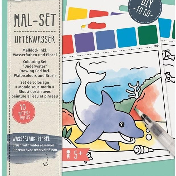 Schilderen met waterpen - Zeedieren