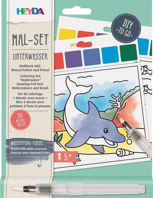 Schilderen met waterpen - Zeedieren