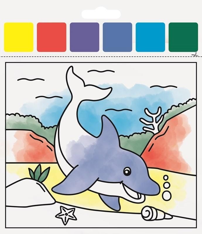 Schilderen met waterpen - Zeedieren