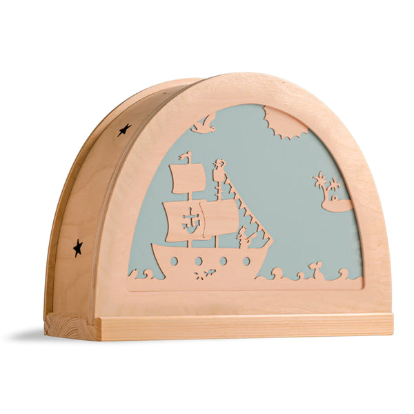 Silhouet Piratenschip