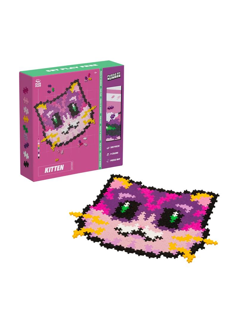 Puzzle by Number - Kitten - 500 stuks