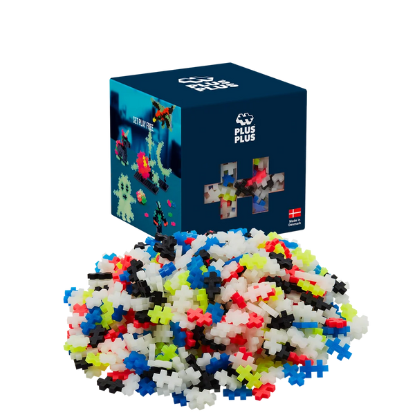 Bouwset glow in the dark - 600 stuks