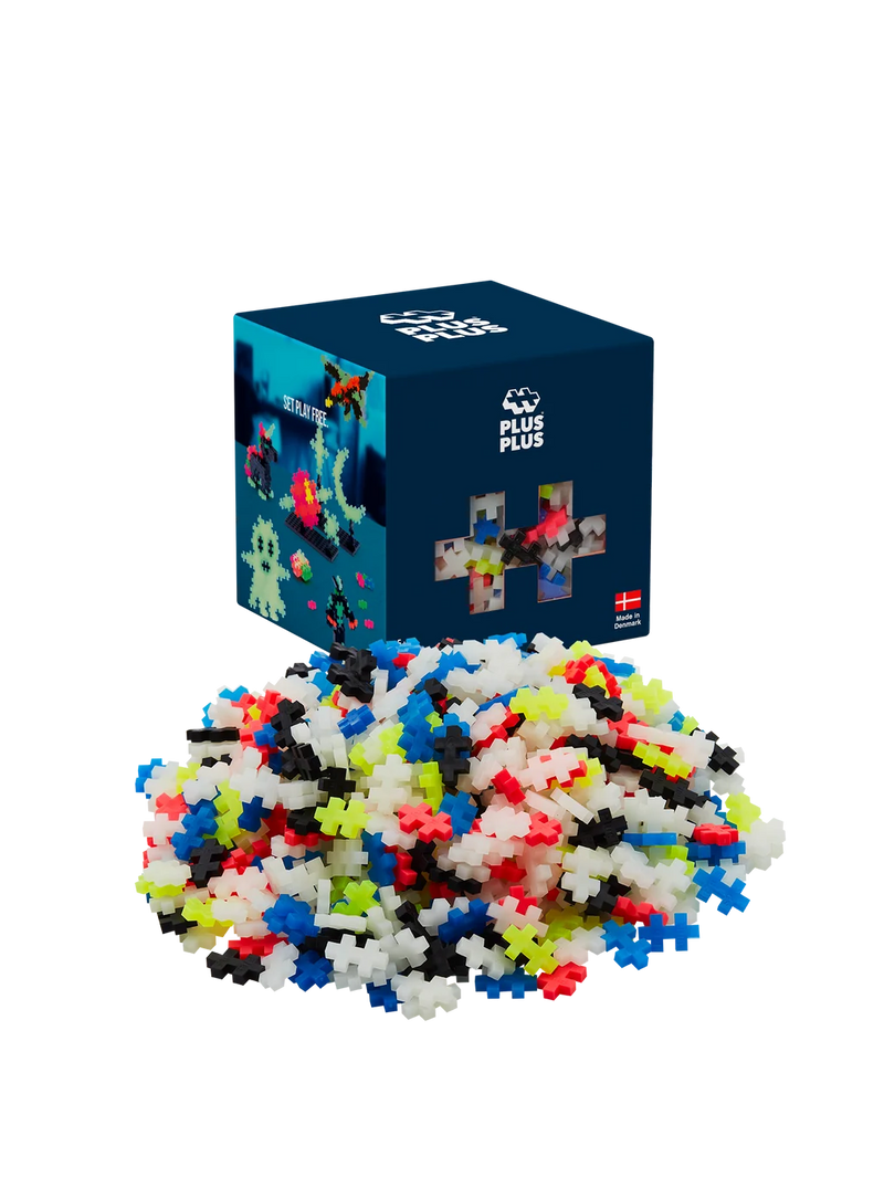 Bouwset glow in the dark - 600 stuks