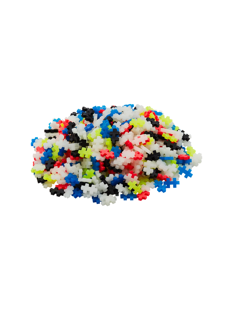 Bouwset glow in the dark - 600 stuks