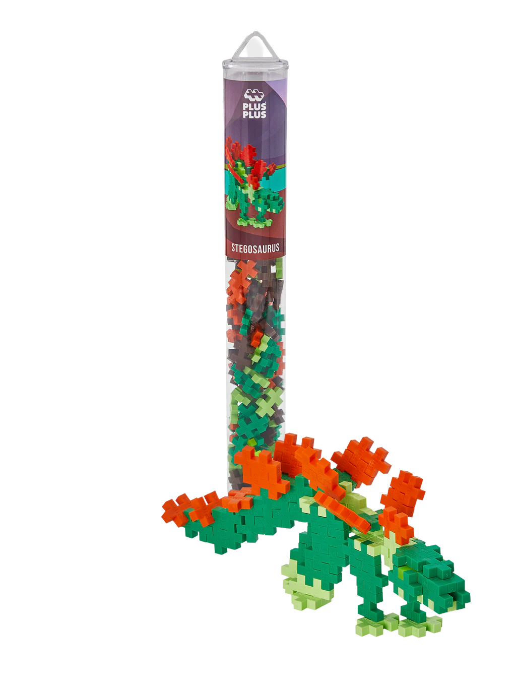 Puzzelkoker dino's 100 stukjes