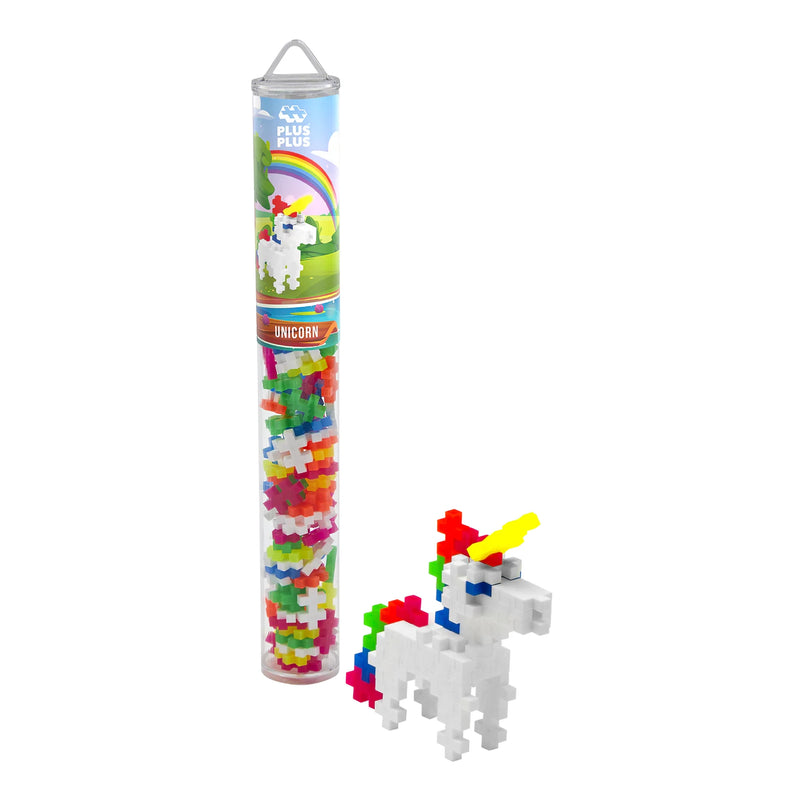 Puzzelkoker plusplus eenhoorns en draken 100 stukjes