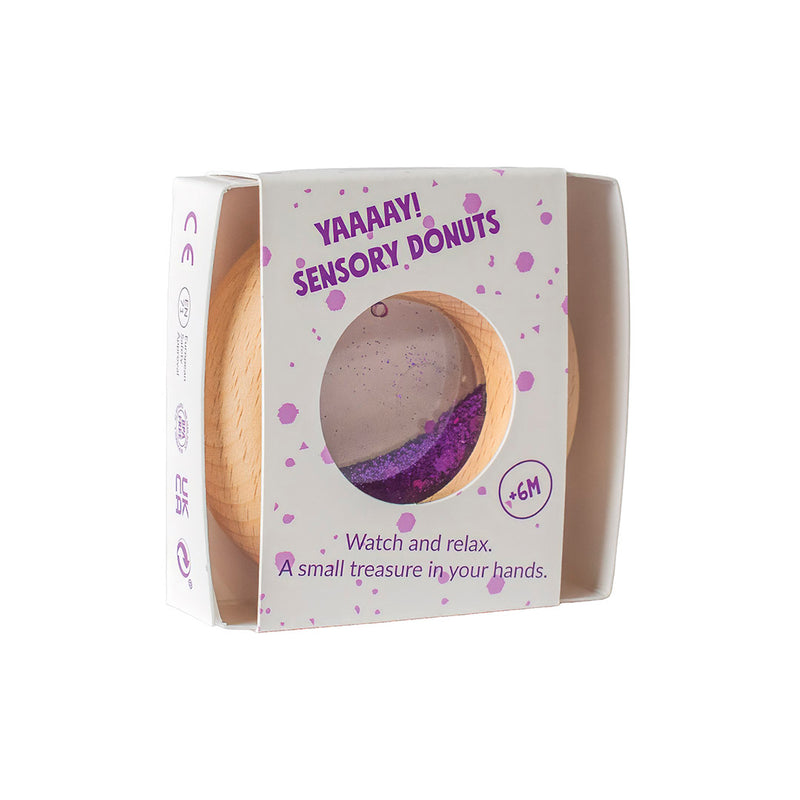 Sensorische Donut - Paars