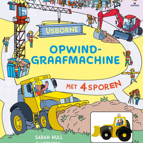 Opwindgraafmachine - Boek met 4 sporen