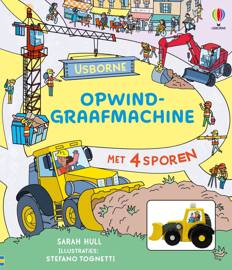 Opwindgraafmachine - Boek met 4 sporen