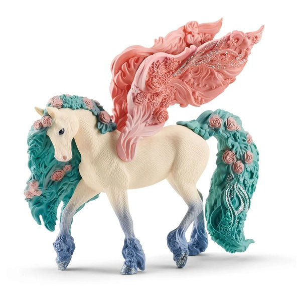 Pegasus met bloemen