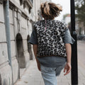 Vest Camino leopard white Junior
