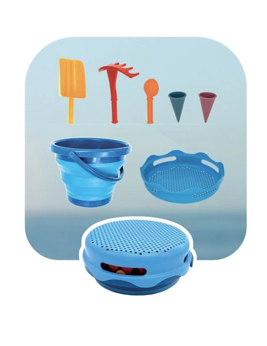 7 in 1 Strandset - Blauw