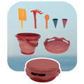 7 in 1 Strandset - Rood