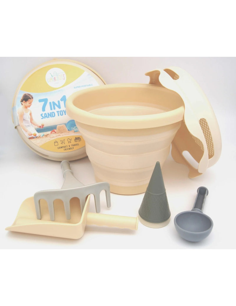 7 in 1 Strandset - Beige