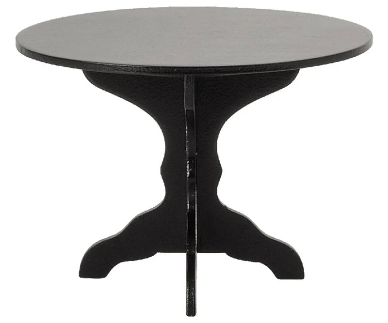 Tafel  ovaal zwart