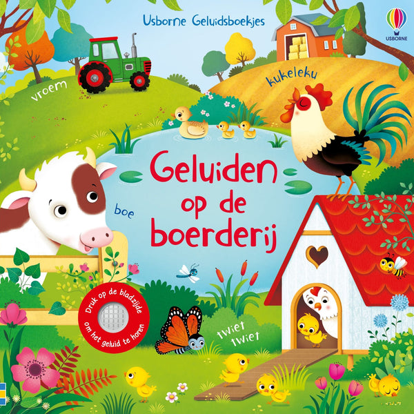 Geluidenboek Karton: Geluiden op de boerderij