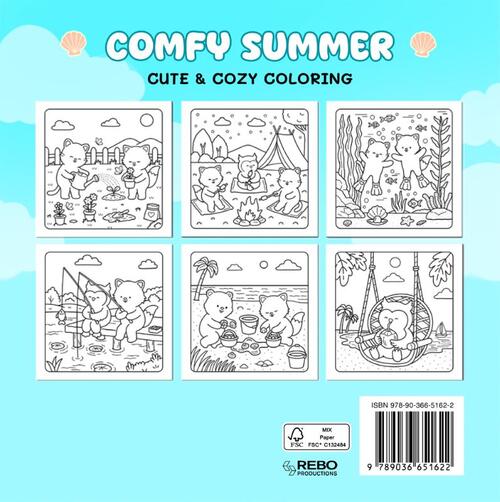 Kleurboek - Comfy Summer