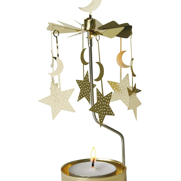 Theelichthouder Carrousel - Moon & Stars