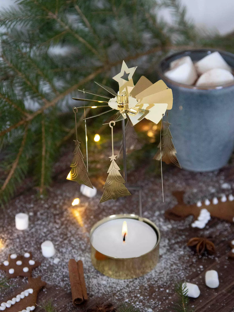 Theelichthouder Carrousel - Kerstboom