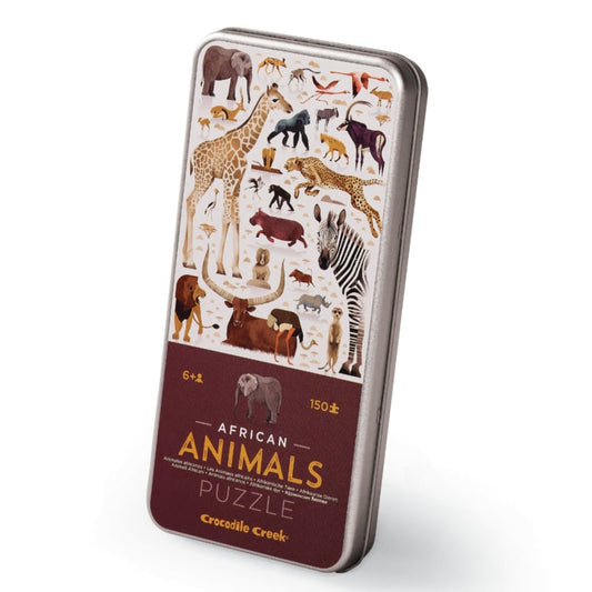 Puzzel in blik - African Animals