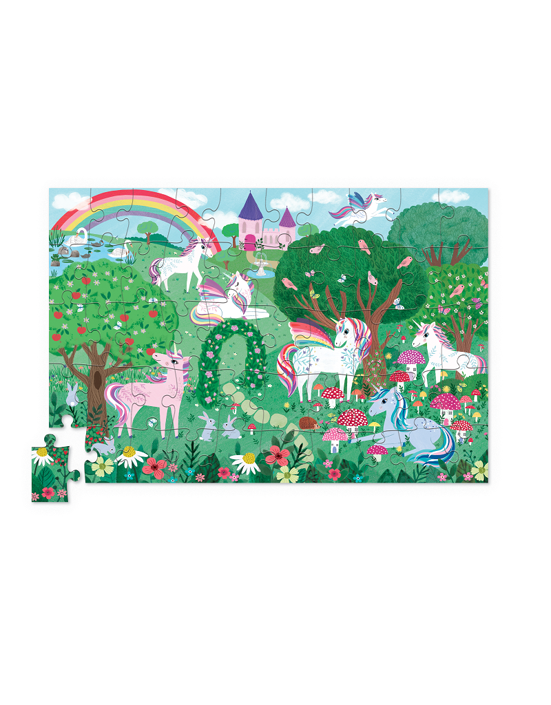 Puzzel in blik - Unicorn World