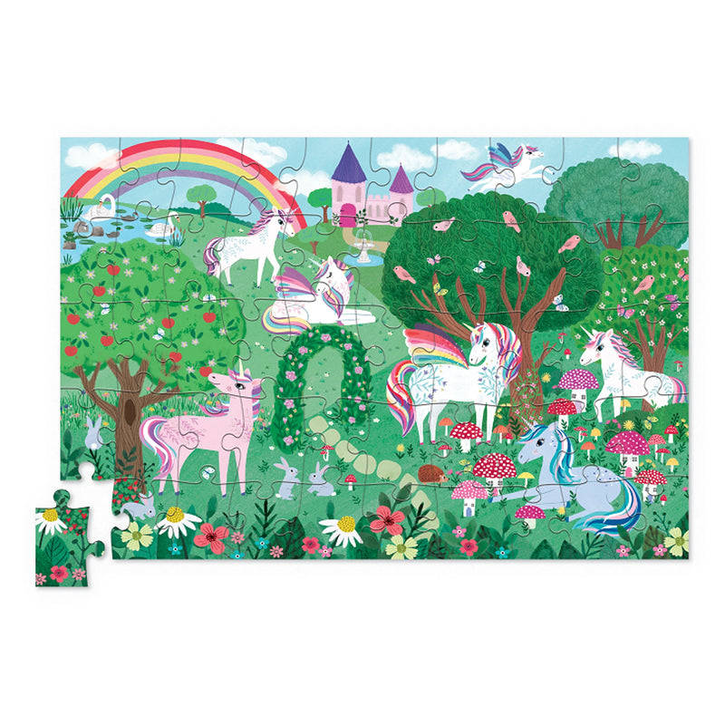 Puzzel in blik - Unicorn World