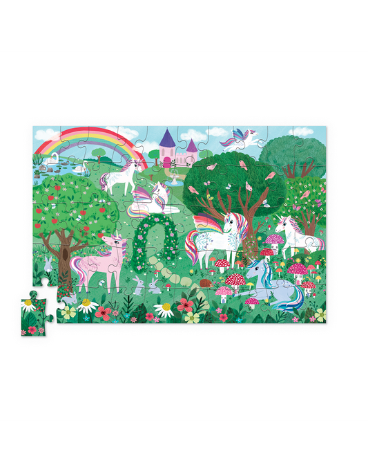 Puzzel in blik - Unicorn World