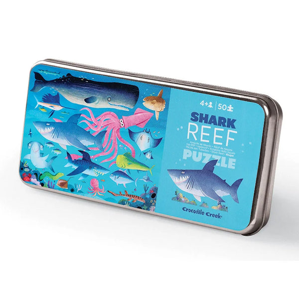 Puzzel in blik - Shark Reef