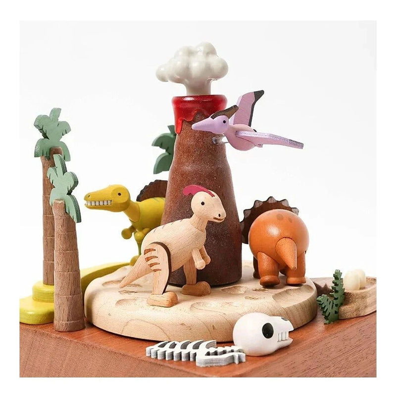 Muziekdoosje Dinosaurussen & Vulkaan