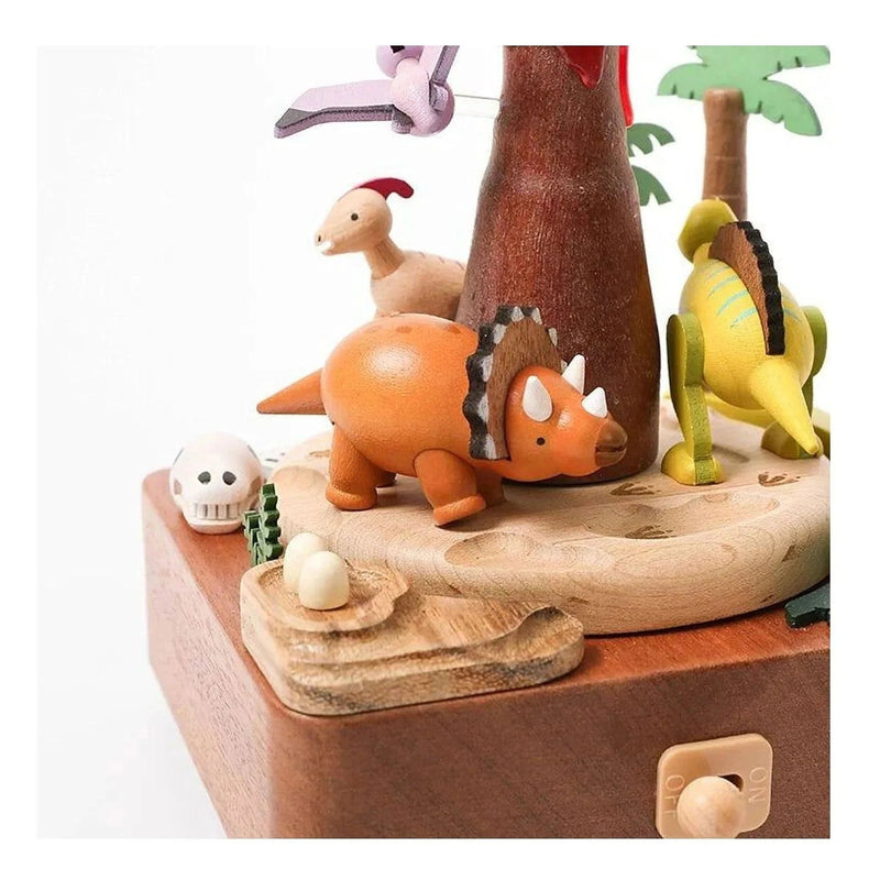 Muziekdoosje Dinosaurussen & Vulkaan