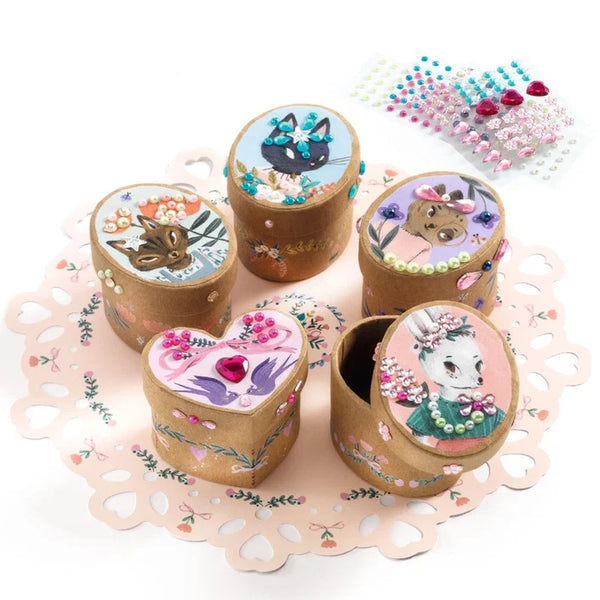 Knutselset do it your self 5 mini doosjes