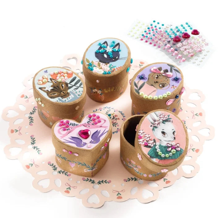 Knutselset do it your self 5 mini doosjes