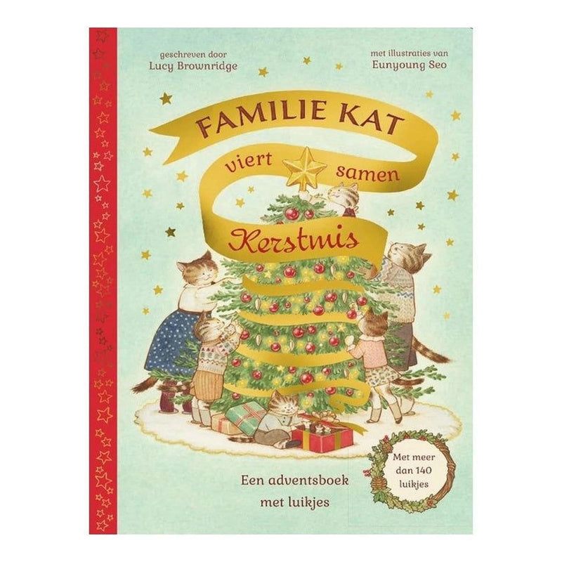 Familie Kat viert samen Kerstmis